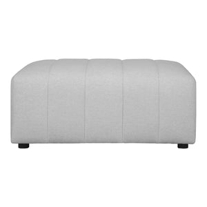 Moe's Home Lyric Ottoman in Oatmeal (17' x 41' x 39') - MT-1026-34