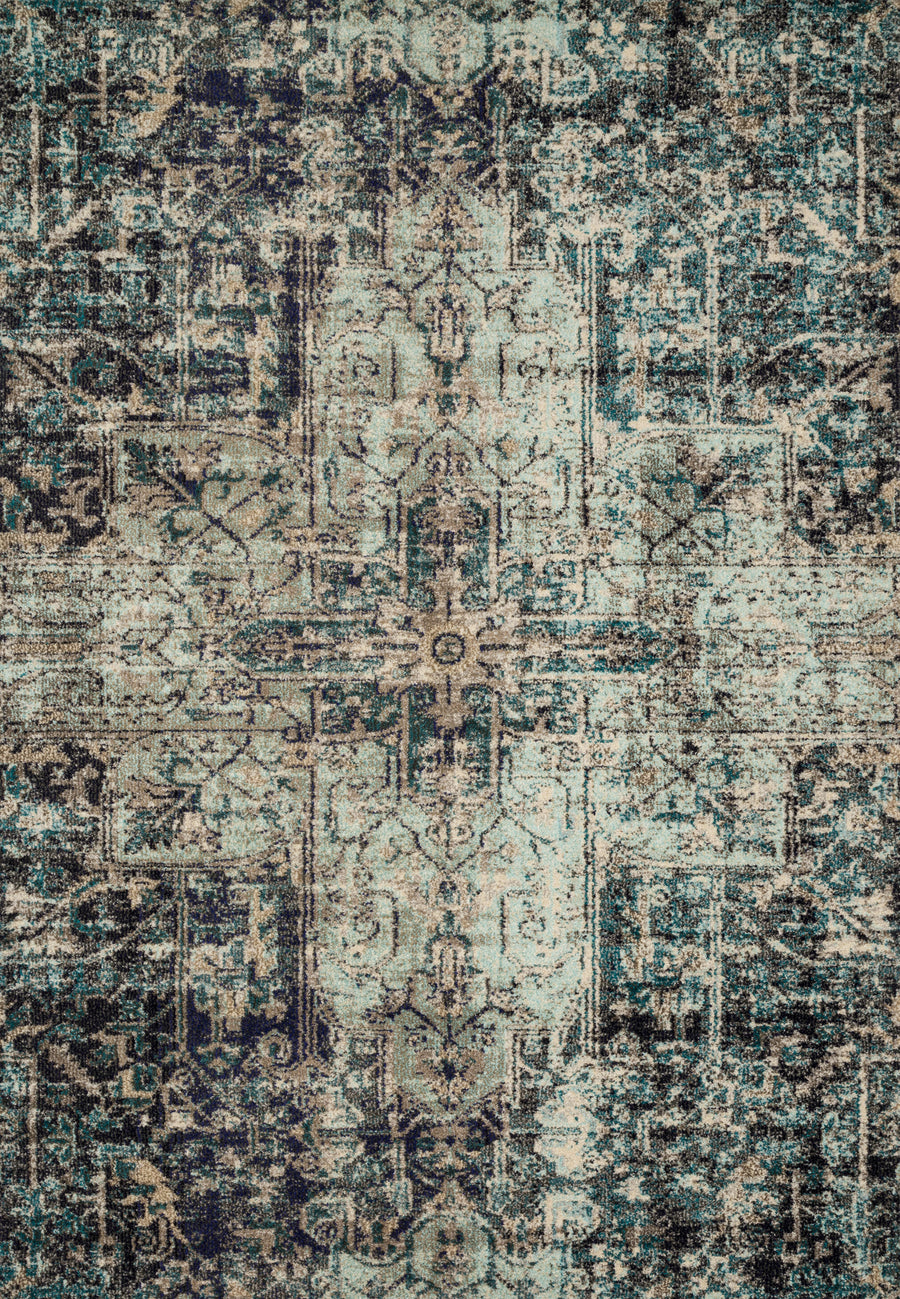 Nadia Rug in Smoke & Slate