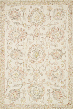 Norabel Rug in Ivory & Blush