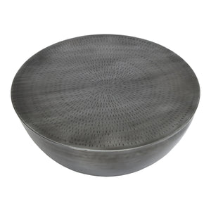 Moe's Home Conga Coffee Table in Antique Zinc (12.5' x 31.5' x 31.5') - OT-1002-54