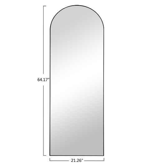 64-in H x 21-in W Arched Top Mirror