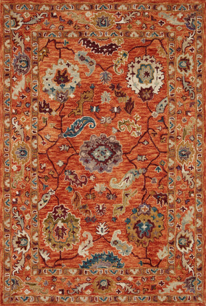 Padma Rug in Orange & Multi