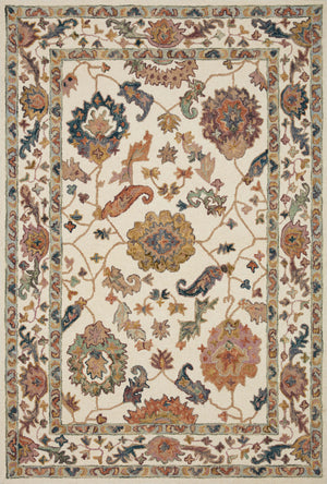 Padma Rug in White & Multi