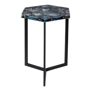 Moe's Home Hexagon Accent Table in Silver (21' x 14' x 16') - PJ-1005-30