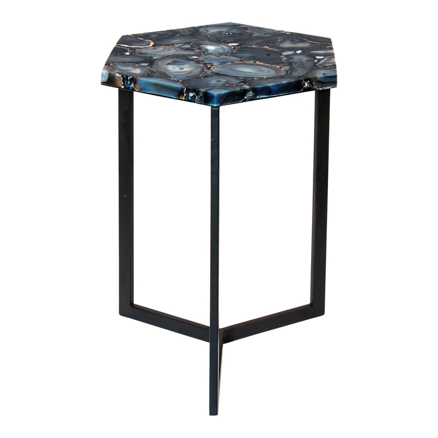 Moe's Home Hexagon Accent Table in Silver (21' x 14' x 16') - PJ-1005-30