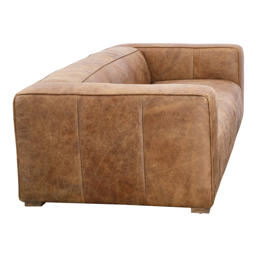Moe's Home Bolton Sofa in Dark Brown (27.5' x 101' x 44.5') - PK-1008-14