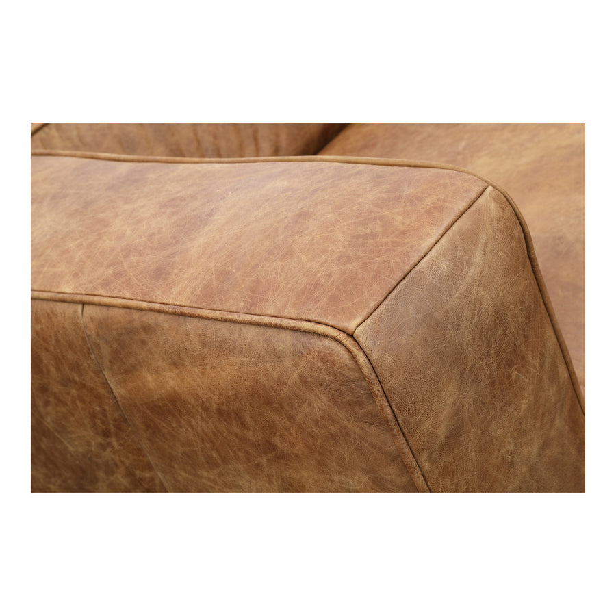 Moe's Home Bolton Sofa in Dark Brown (27.5' x 101' x 44.5') - PK-1008-14