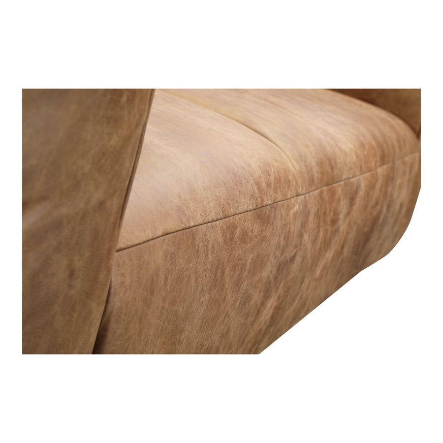 Moe's Home Bolton Sofa in Dark Brown (27.5' x 101' x 44.5') - PK-1008-14