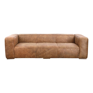 Moe's Home Bolton Sofa in Dark Brown (27.5' x 101' x 44.5') - PK-1008-14