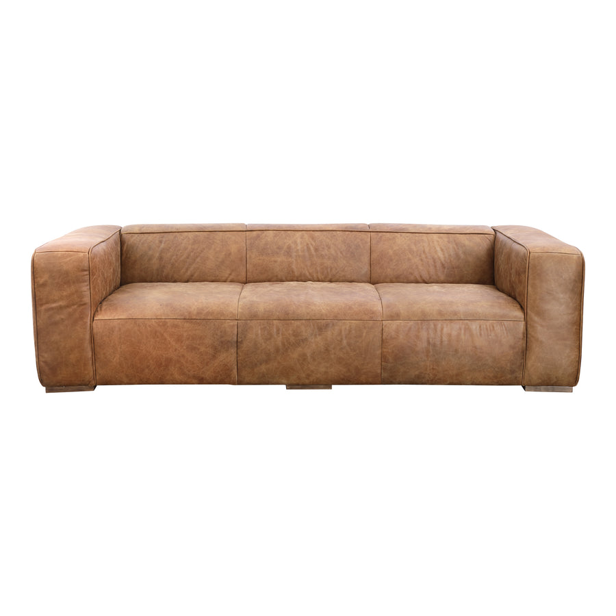 Moe's Home Bolton Sofa in Dark Brown (27.5' x 101' x 44.5') - PK-1008-14