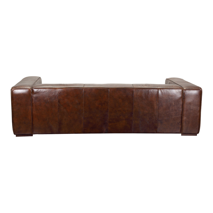 Moe's Home Bolton Sofa in Cappuccino Brown (27.5' x 101' x 44.5') - PK-1008-20