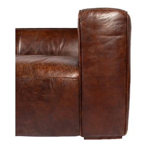 Moe's Home Bolton Sofa in Cappuccino Brown (27.5' x 101' x 44.5') - PK-1008-20