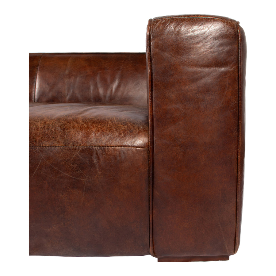 Moe's Home Bolton Sofa in Cappuccino Brown (27.5' x 101' x 44.5') - PK-1008-20