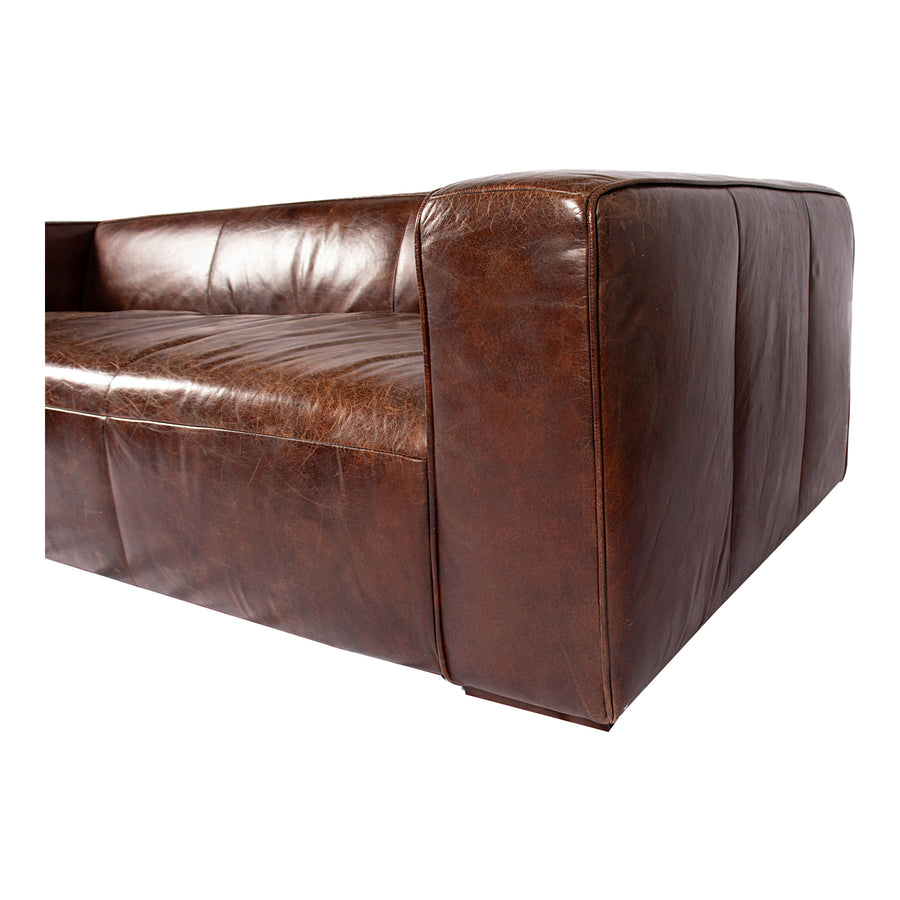 Moe's Home Bolton Sofa in Cappuccino Brown (27.5' x 101' x 44.5') - PK-1008-20