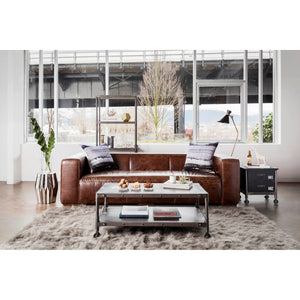 Moe's Home Bolton Sofa in Cappuccino Brown (27.5' x 101' x 44.5') - PK-1008-20