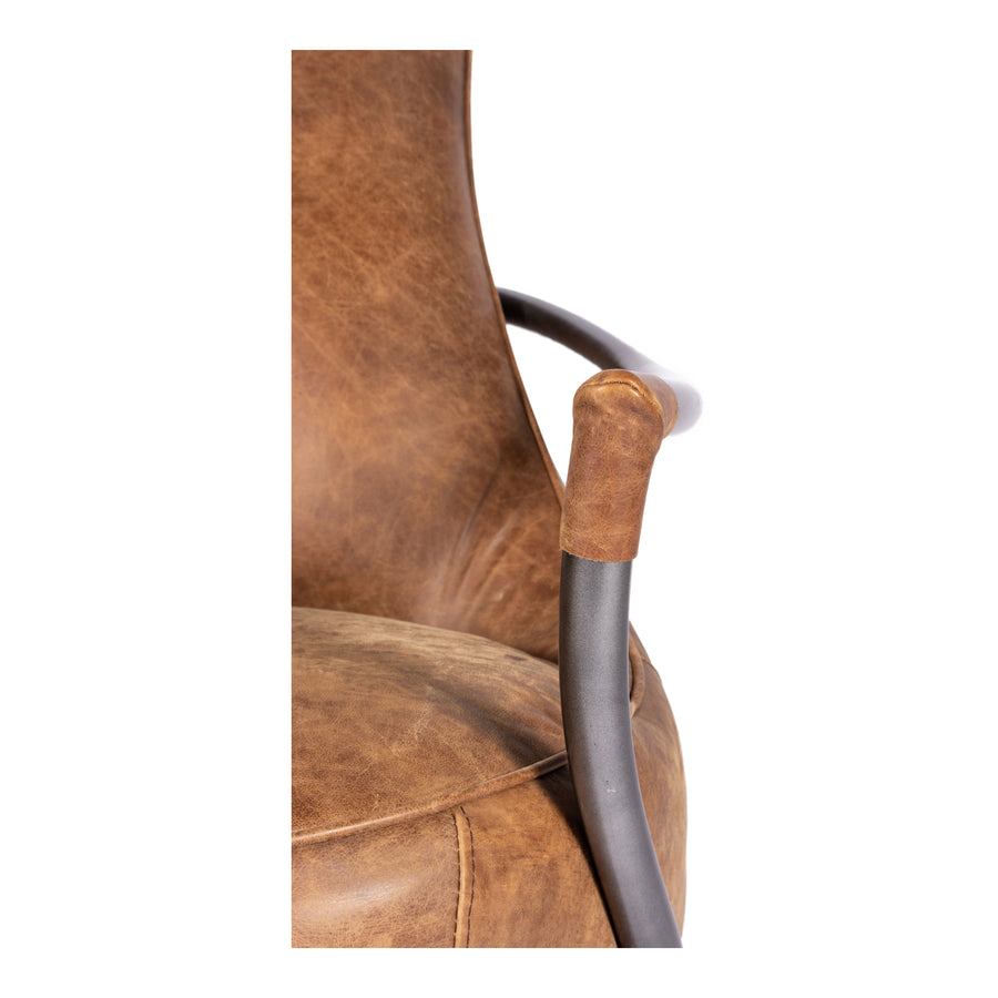 Moe's Home Carlisle Chair in Brown (38' x 27' x 35.5') - PK-1026-03