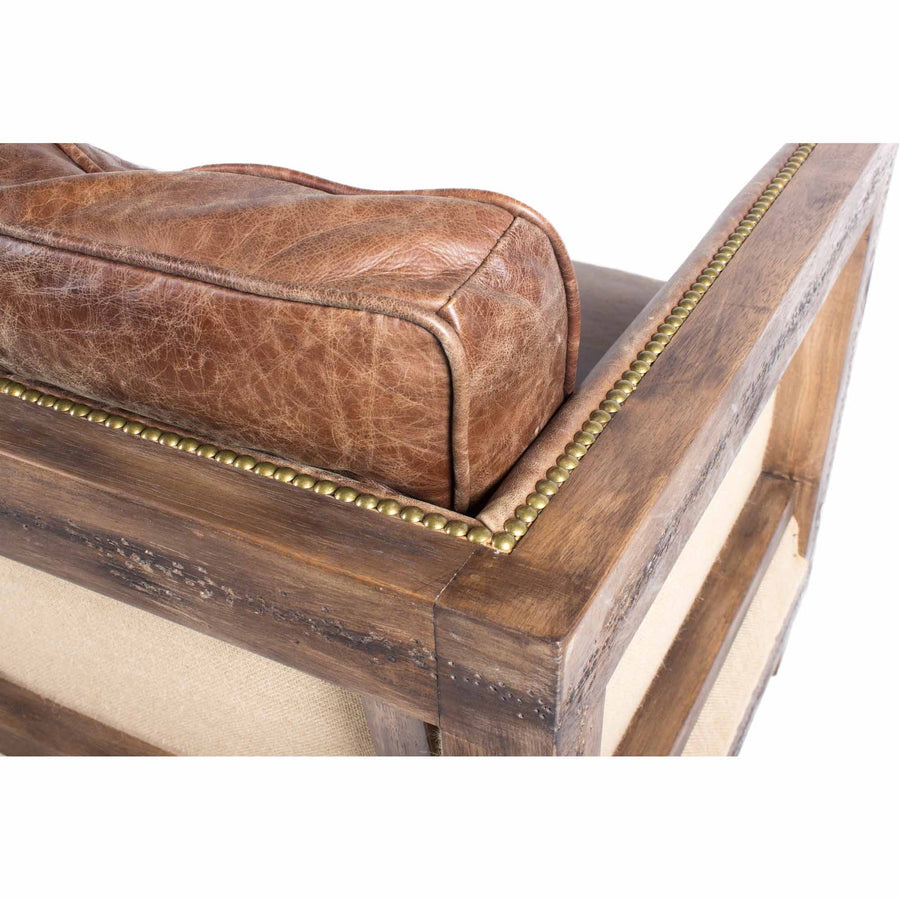 Moe's Home Darlington Sofa in Brown (31.5' x 72' x 31') - PK-1031-03