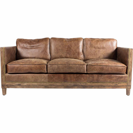 Moe's Home Darlington Sofa in Brown (31.5" x 72" x 31") - PK-1031-03