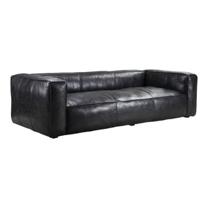 Moe's Home Kirby Sofa in Black (27' x 96.5' x 40') - PK-1032-25