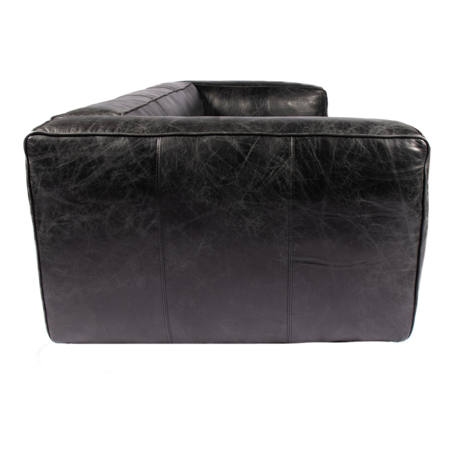 Moe's Home Kirby Sofa in Black (27' x 96.5' x 40') - PK-1032-25