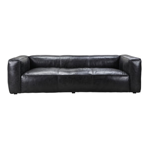 Moe's Home Kirby Sofa in Black (27' x 96.5' x 40') - PK-1032-25