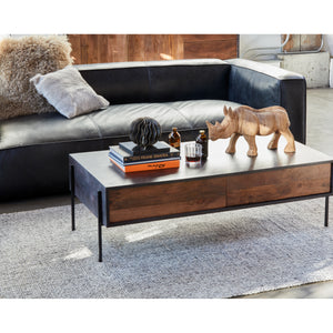 Moe's Home Kirby Sofa in Black (27' x 96.5' x 40') - PK-1032-25