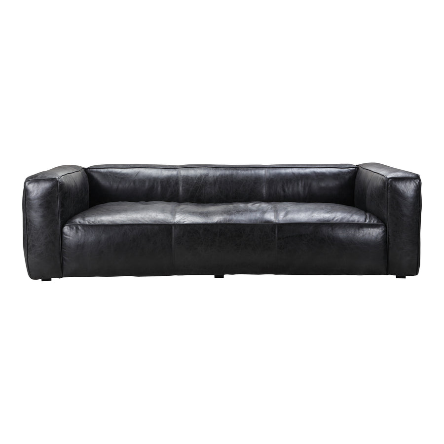 Moe's Home Kirby Sofa in Black (27' x 96.5' x 40') - PK-1032-25