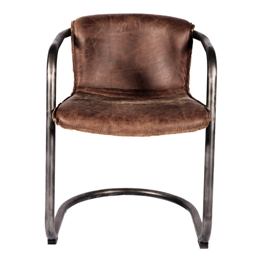 Moe's Home Benedict Dining Chair in Brown (30" x 21" x 24") - PK-1048-03