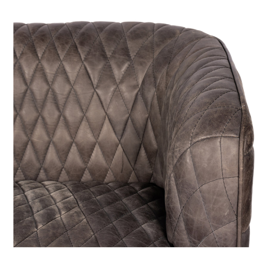 Moe's Home Magdelan Sofa in Nimbus Black (29.5' x 79' x 33') - PK-1077-47