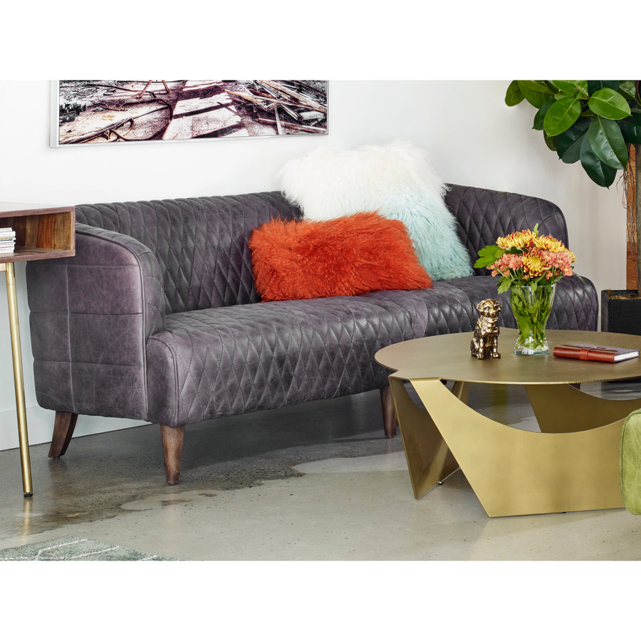 Moe's Home Magdelan Sofa in Nimbus Black (29.5' x 79' x 33') - PK-1077-47