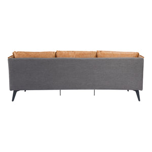 Moe's Home Messina Sofa in Cigar Tan (31' x 83' x 36') - PK-1097-23