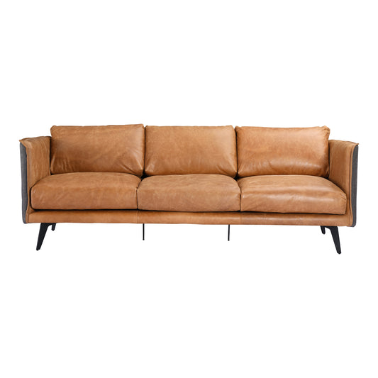 Moe's Home Messina Sofa in Cigar Tan (31" x 83" x 36") - PK-1097-23