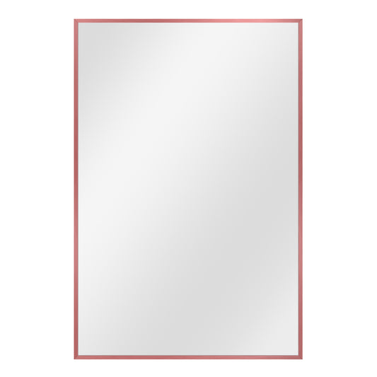 36-in H x 24-in W Wall Mirror Rose Gold