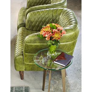 Moe's Home Halvorsen Accent Table in Brass (21' x 17' x 17') - QJ-1009-43