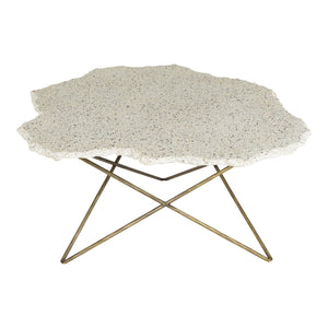 Moe's Home Positano Coffee Table in White (16.5' x 37' x 33') - QJ-1015-18