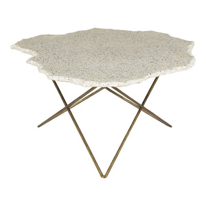 Moe's Home Positano Coffee Table in White (16.5' x 37' x 33') - QJ-1015-18