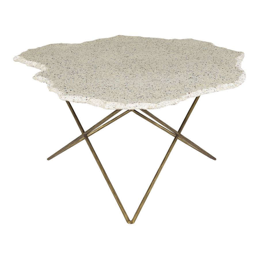 Moe's Home Positano Coffee Table in White (16.5' x 37' x 33') - QJ-1015-18
