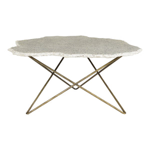Moe's Home Positano Coffee Table in White (16.5' x 37' x 33') - QJ-1015-18