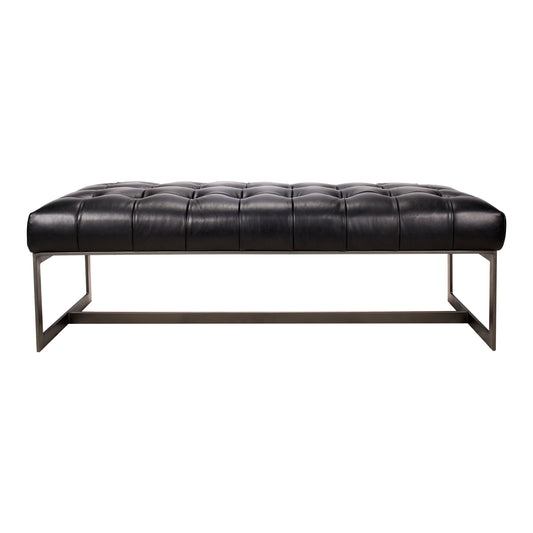 Moe's Home Wyatt Bench in Black (17" x 54" x 24.5") - QN-1002-02
