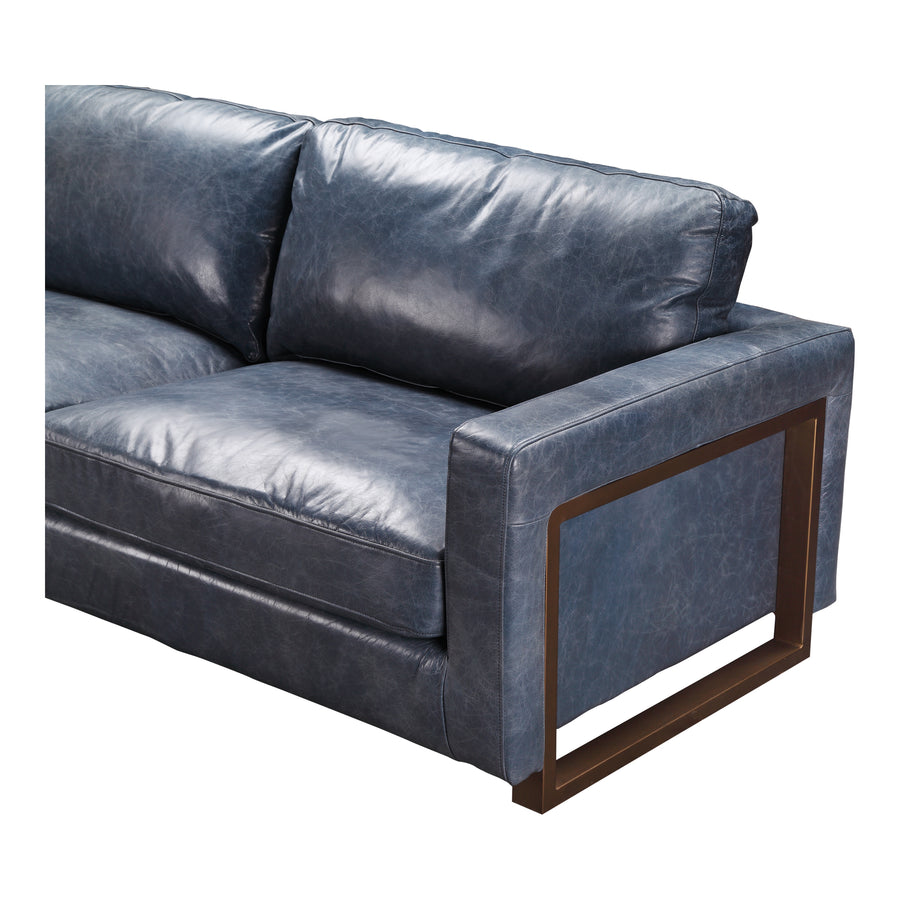Moe's Home Nikoly Sofa in Blue (32.5' x 85.5' x 35.5') - QN-1017-46