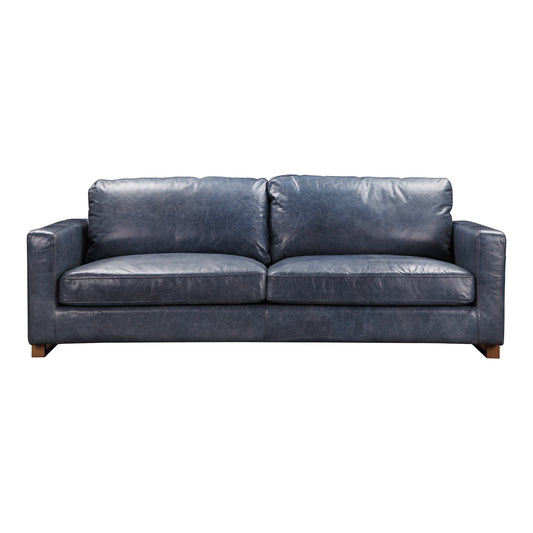 Moe's Home Nikoly Sofa in Blue (32.5" x 85.5" x 35.5") - QN-1017-46