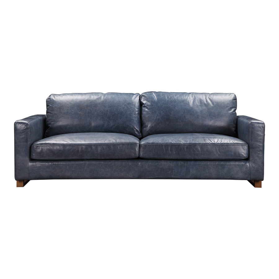 Moe's Home Nikoly Sofa in Blue (32.5' x 85.5' x 35.5') - QN-1017-46