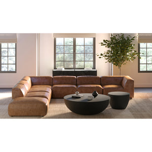 Moe's Home Luxe Sectional in Tan (26' x 32' x 41') - QN-1019-40
