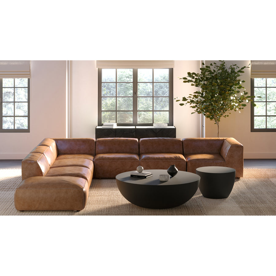 Moe's Home Luxe Sectional in Tan (16' x 41' x 30') - QN-1020-40
