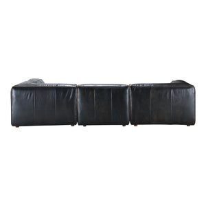 Moe's Home Luxe Sectional in Antique Black (26' x 114' x 82') - QN-1022-01