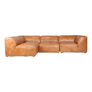 Moe's Home Luxe Sectional in Tan (26' x 114' x 82') - QN-1022-40