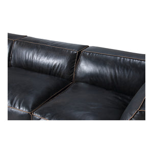 Moe's Home Luxe Sectional in Antique Black (26' x 114' x 114') - QN-1025-01