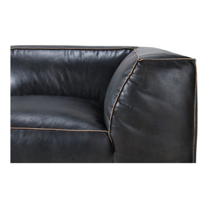 Moe's Home Luxe Sectional in Antique Black (26' x 114' x 114') - QN-1025-01