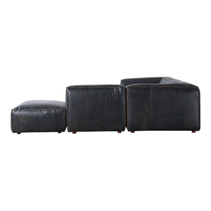Moe's Home Luxe Sectional in Antique Black (26' x 114' x 103') - QN-1026-01