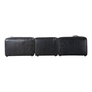 Moe's Home Luxe Sectional in Antique Black (26' x 114' x 103') - QN-1026-01